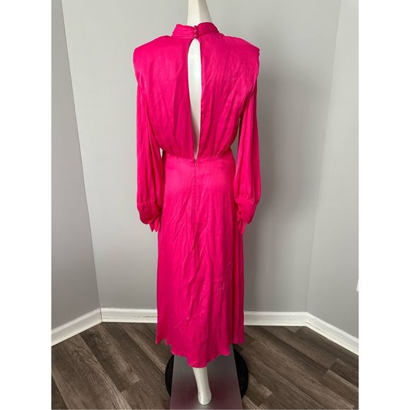 FARM RIO Draped Satin Maxi Dress Small $260 - Picture 8 of 9